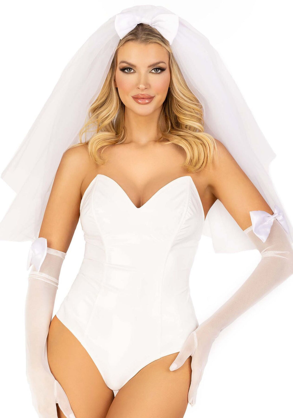 Leg Avenue (США) Фата нареченої Leg Avenue Tiered bridal veil O/S Whie