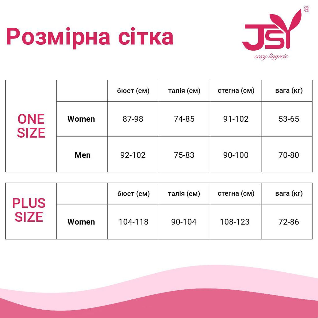 JSY (Китай) Еротичний комплект JSY «Слухняна Дженні» One Size, дві портупеї, пестис, фіксатори, стрінги