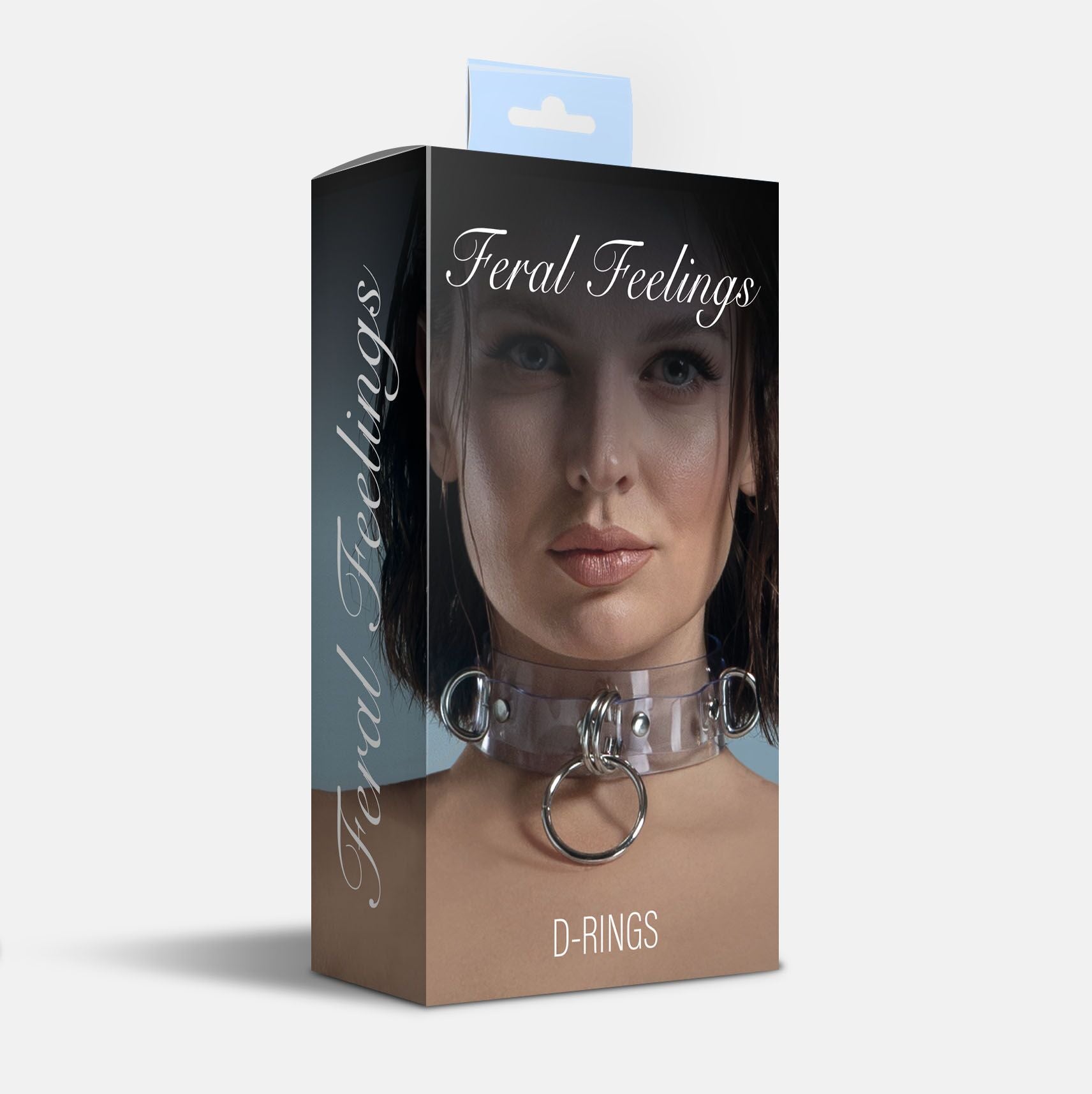 Feral Feelings (Україна) Нашийник для фіксації Feral Feelings - D-Rings Trasparent
