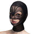 Feral Feelings (Україна) Маска серце сітка з відкритим ротом та очима Feral Feelings - Hearts Mask Black/Black