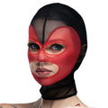 Feral Feelings (Україна) Маска серце сітка з відкритим ротом та очима Feral Feelings - Hearts Mask Black/Red