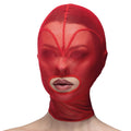 Feral Feelings (Україна) Маска серце сітка з відкритим ротом Feral Feelings - Hearts Mask Red/Red