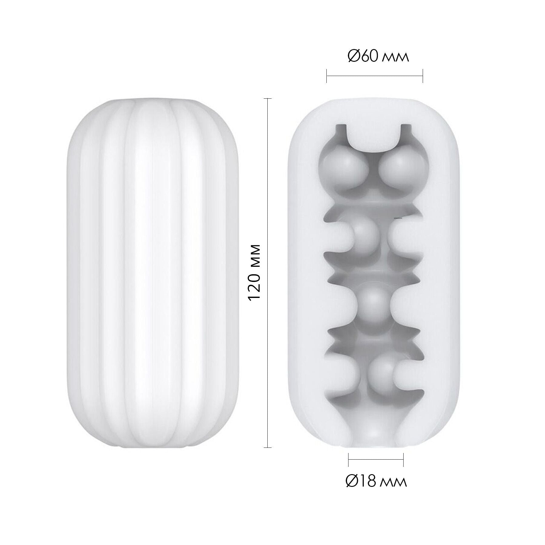 Мастурбатор Otouch Ripple, ніжний та щільний, ефект всмоктування, підходить для Otouch DECOR 2