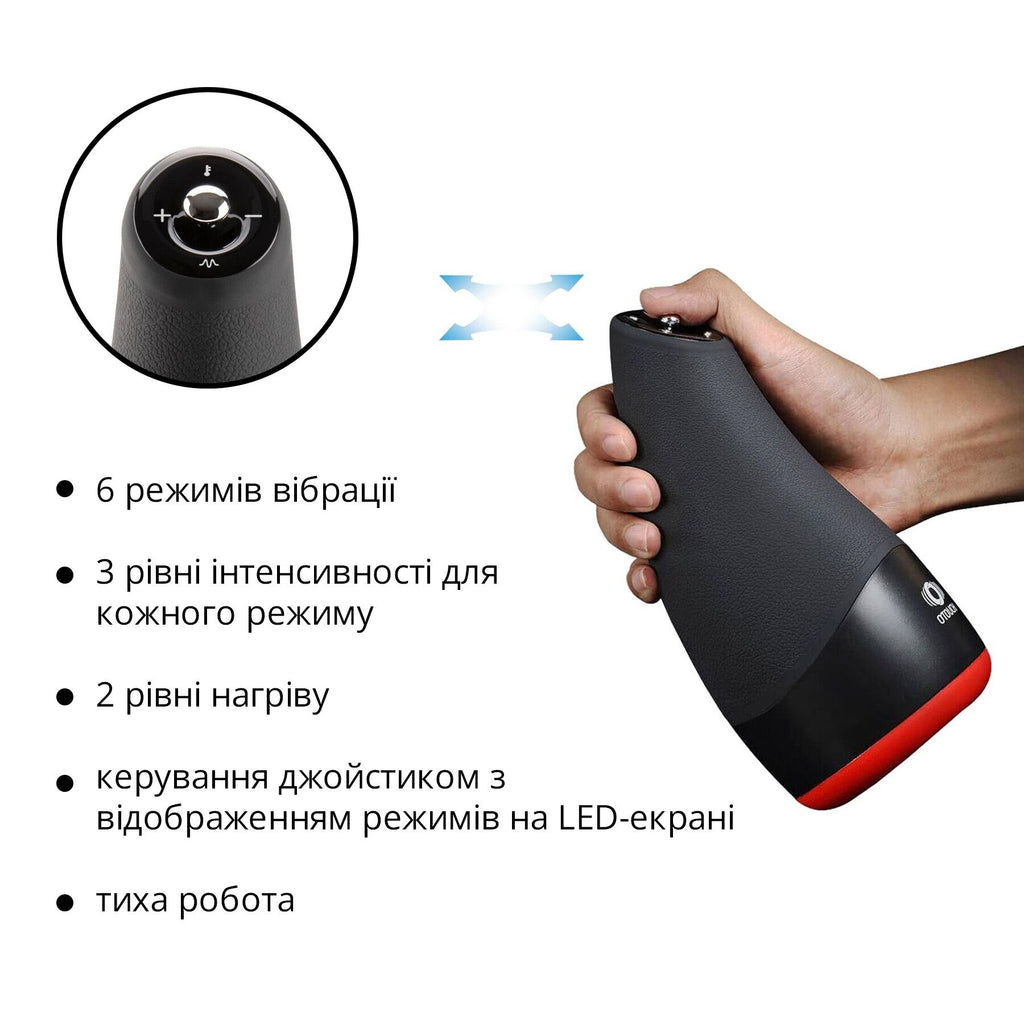 Otouch (Китай) Преміальний мастурбатор Otouch CHIVEN 3, 6 режимів, 3 рівні інтенсивності, підігрів, джойстик