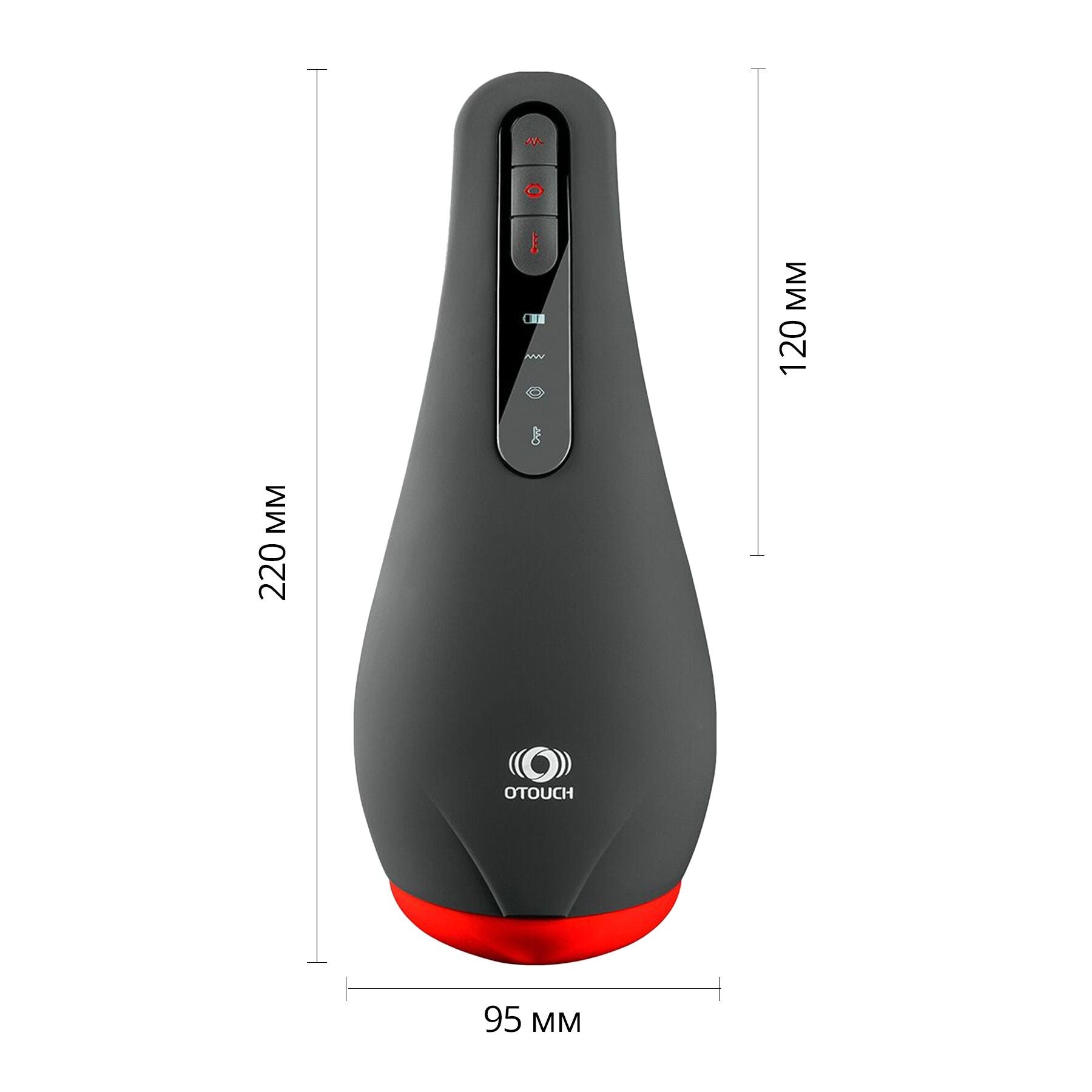 Otouch (Китай) Мастурбатор Otouch AIRTURN 2, 6 режимів вібрації, 5 режимів всмоктування, 2 рівні підігріву