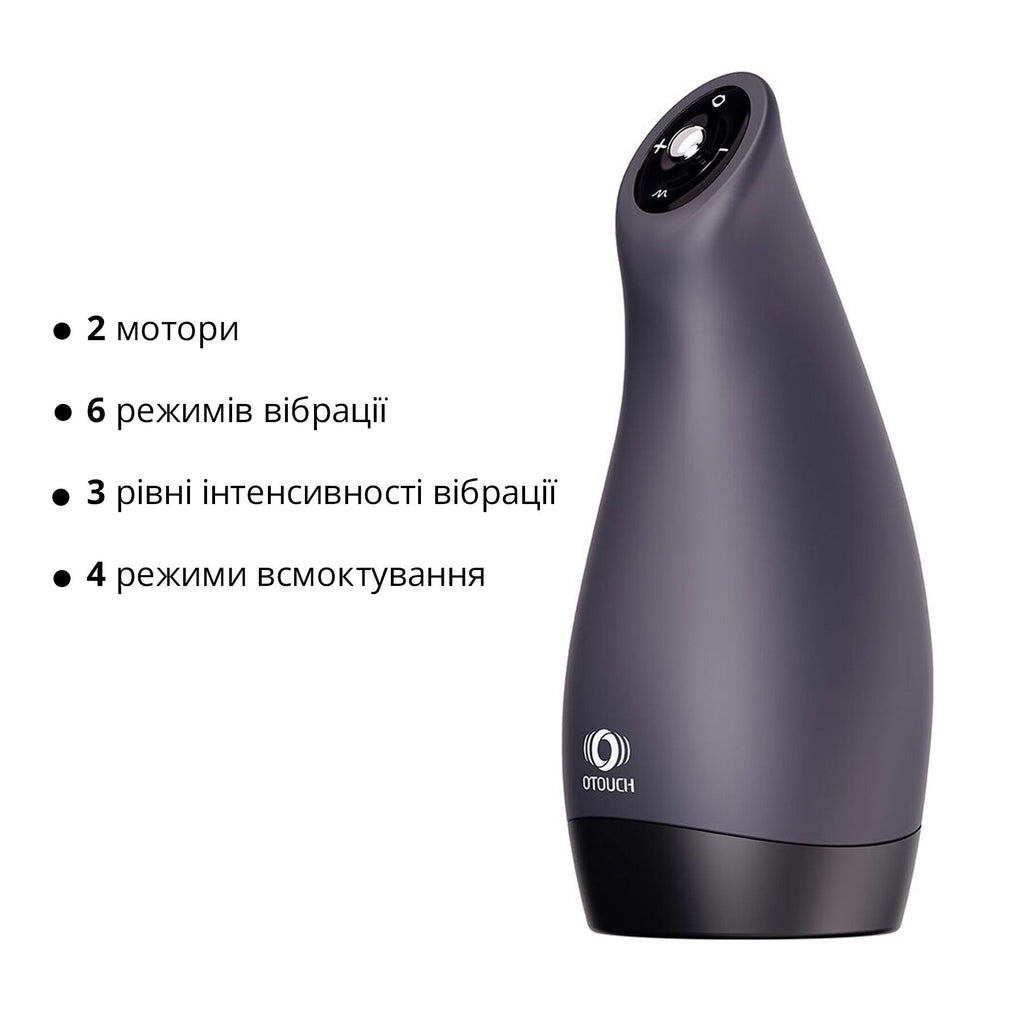 Otouch (Китай) Мастурбатор Otouch AIRTURN 3, 6 режимів вібрації, 4 режими всмоктування, джойстик