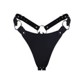 Feral Feelings (Україна) Трусики з натуральної шкіри Feral Feelings - String Bikini Black
