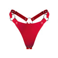 Feral Feelings (Україна) Трусики з натуральної шкіри Feral Feelings - String Bikini Red