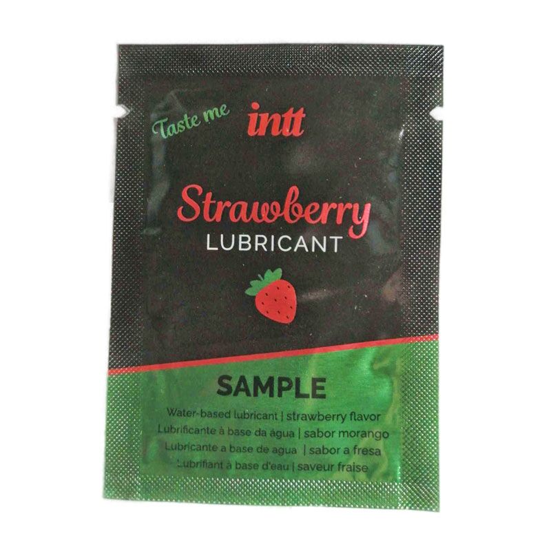 Intt (Бразилия-Португалия) Пробник лубриканту на водній основі Intt Strawberry (2 мл)
