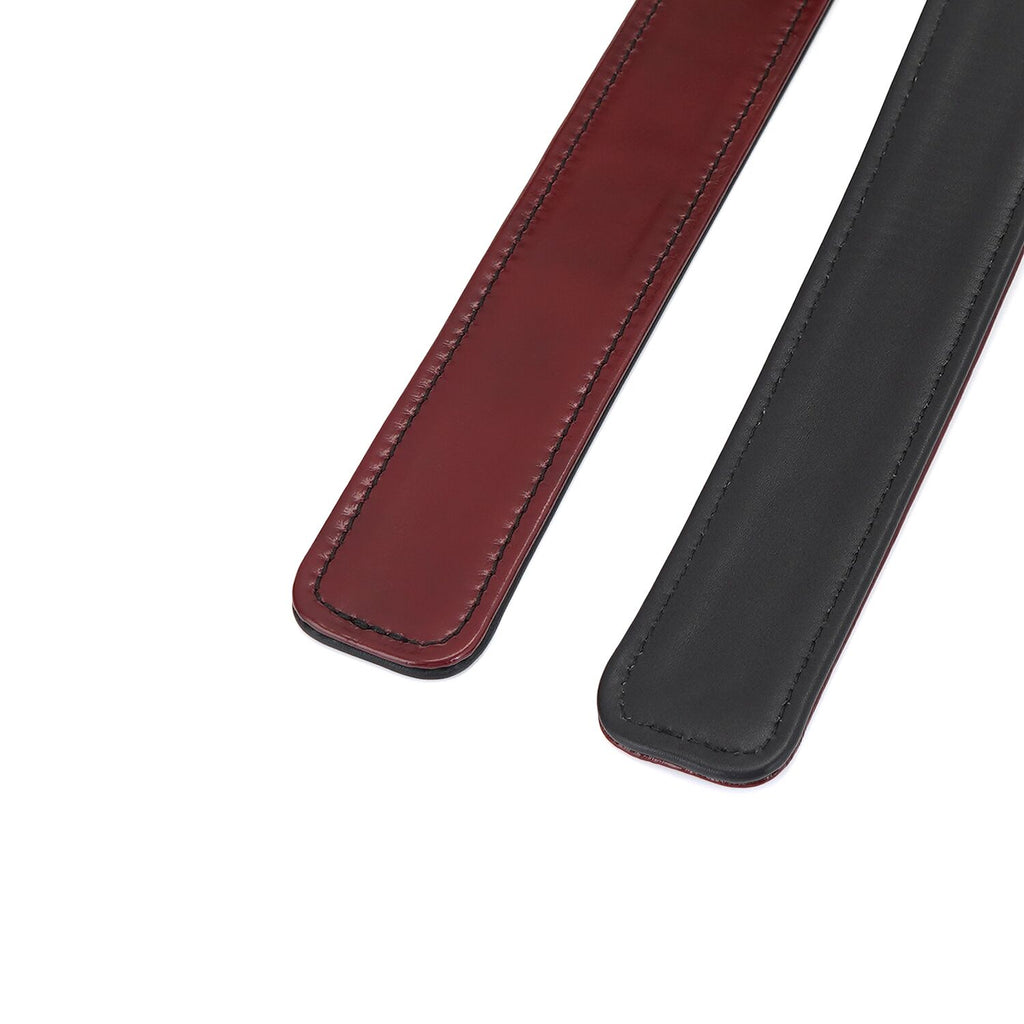 Liebe Seele (Японія) Фіксатори для стегон Liebe Seele Wine Red Thigh Cuffs S Size, натуральна  шкіра