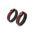 Фіксатори для стегон Liebe Seele Thigh Cuffs Size, натуральна шкіра