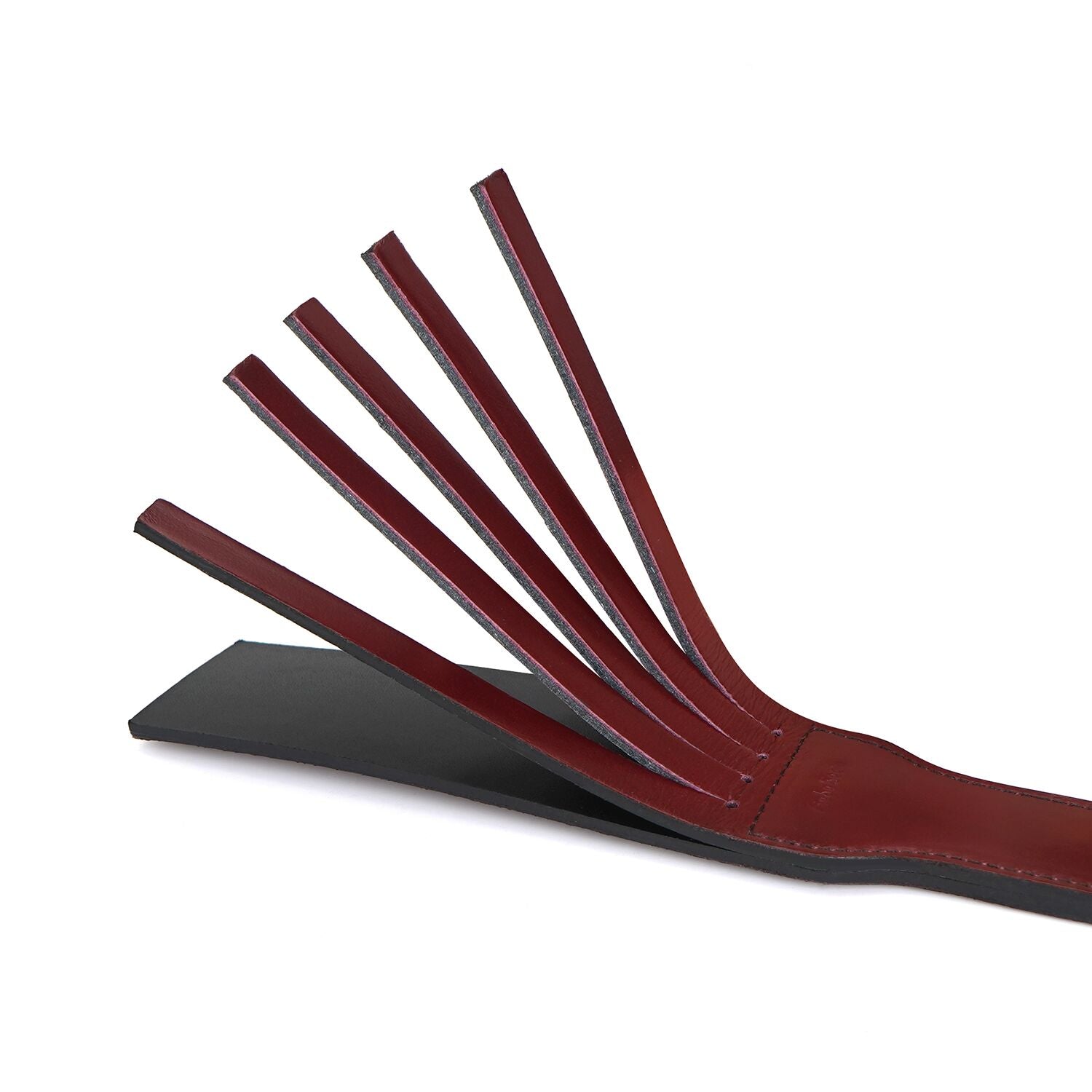 Liebe Seele (Японія) Двосторонній паддл Liebe Seele Wine Red Spanking Paddle, натуральна шкіра