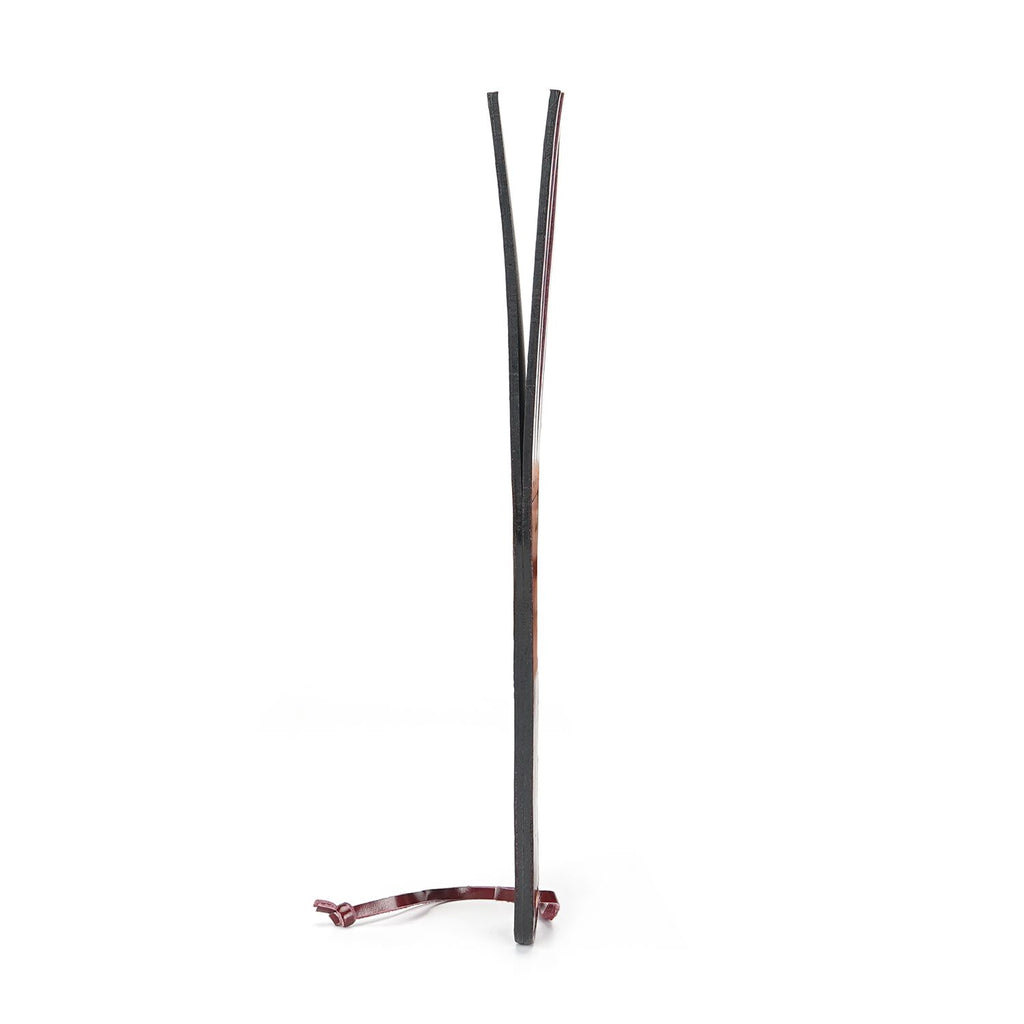 Liebe Seele (Японія) Двосторонній паддл Liebe Seele Wine Red Spanking Paddle, натуральна шкіра