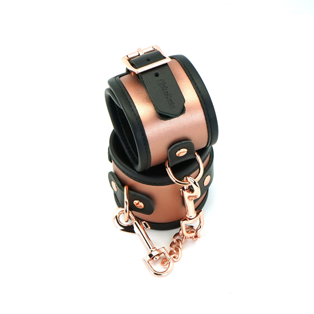 Наручники Liebe Seele Rose Gold Memory Wrist Cuff, натуральна шкіра, золото рожеве