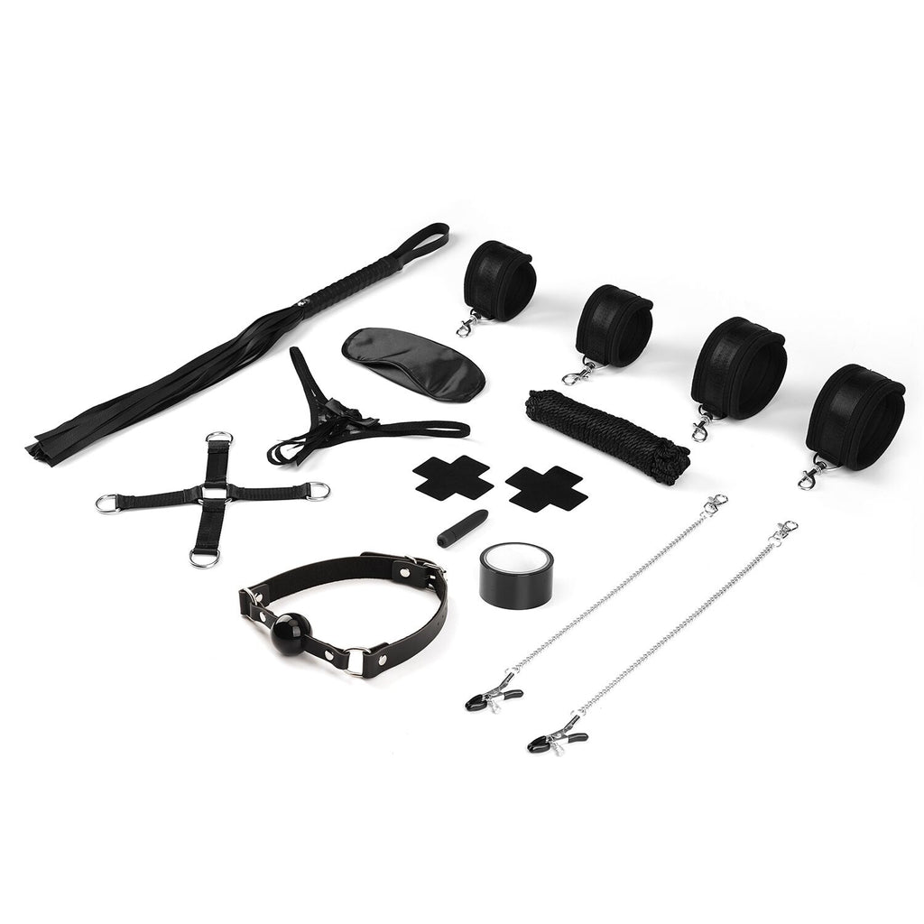 Liebe Seele (Японія) БДСМ-набір Liebe Seele Bound You 12pcs set, 12 предметів, у комплекті віброкуля і мереживні стрінги