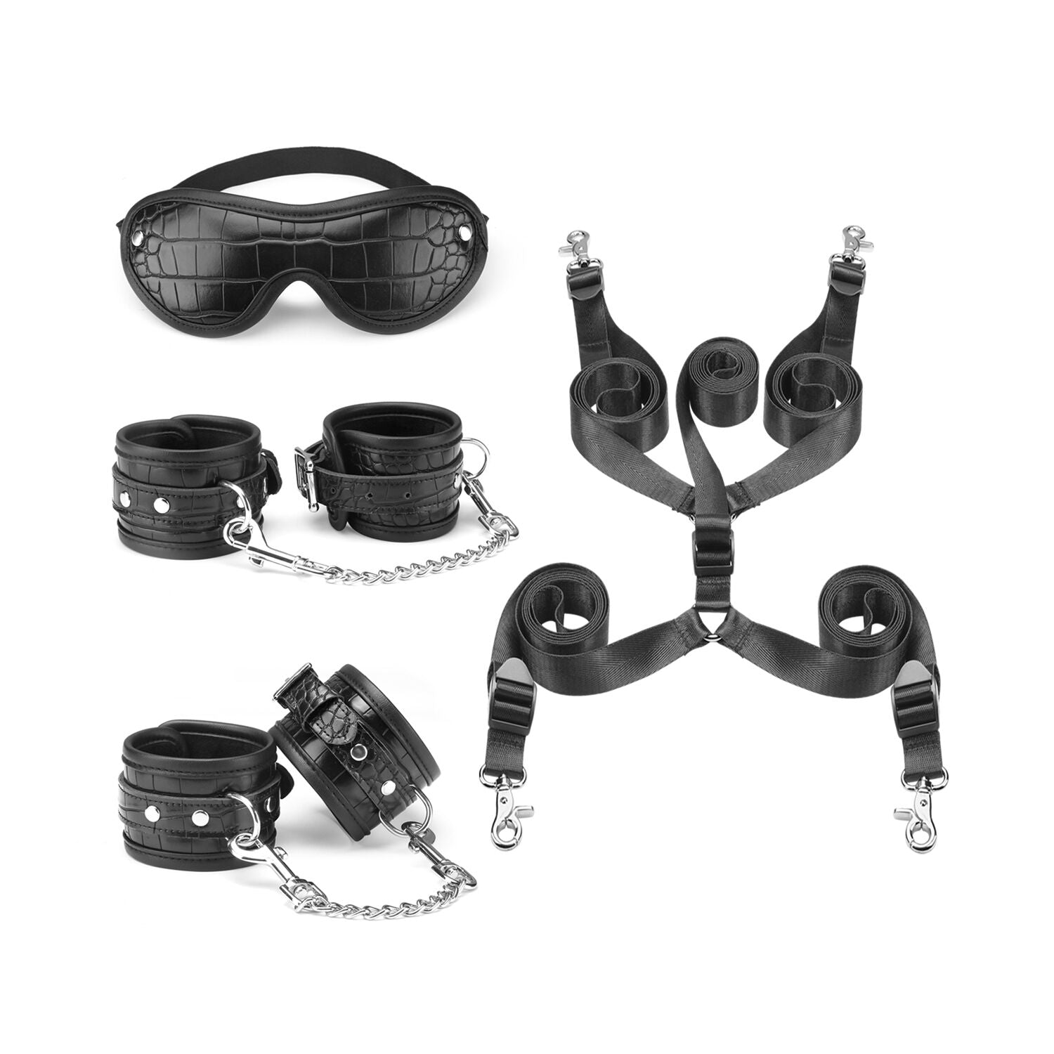 Liebe Seele (Японія) Набір для фіксації на ліжку Liebe Seele Temptation Underbed Mattress Restraint Kit + маска