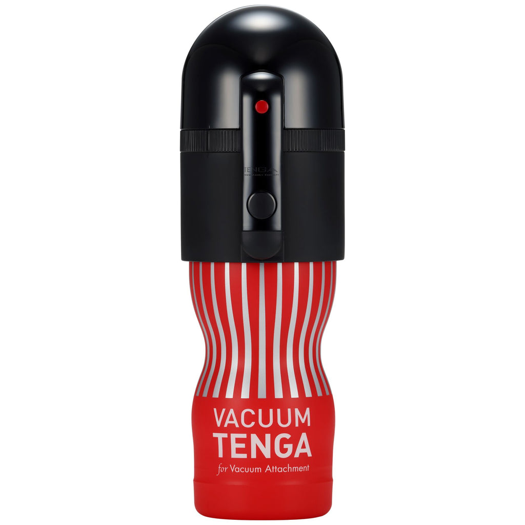 Tenga (Япония) Вакуумна насадка Tenga VACUUM MAX + мастурбатор Tenga Vacuum Cup, 5 режимів роботи
