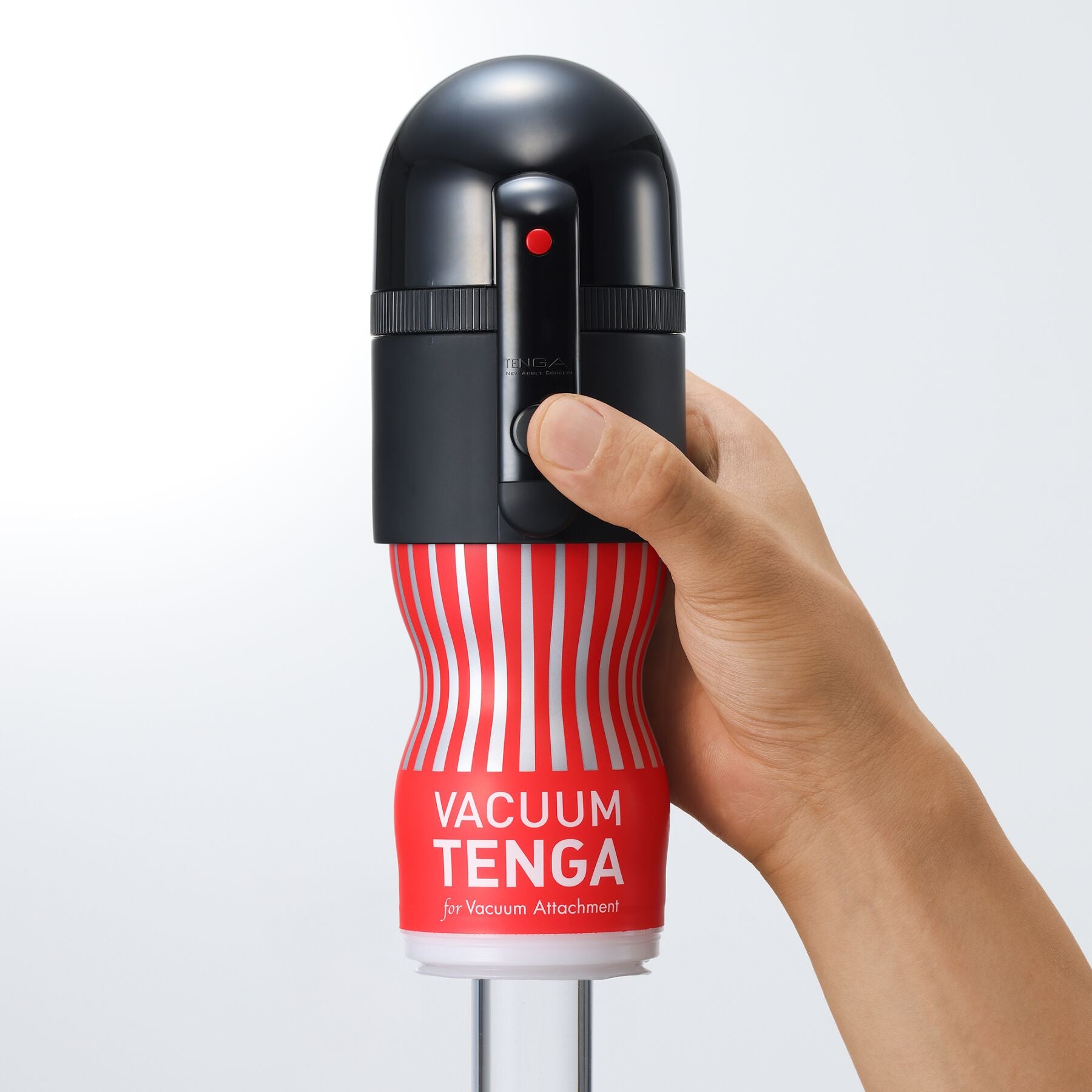 Tenga (Япония) Вакуумна насадка Tenga VACUUM MAX + мастурбатор Tenga Vacuum Cup, 5 режимів роботи
