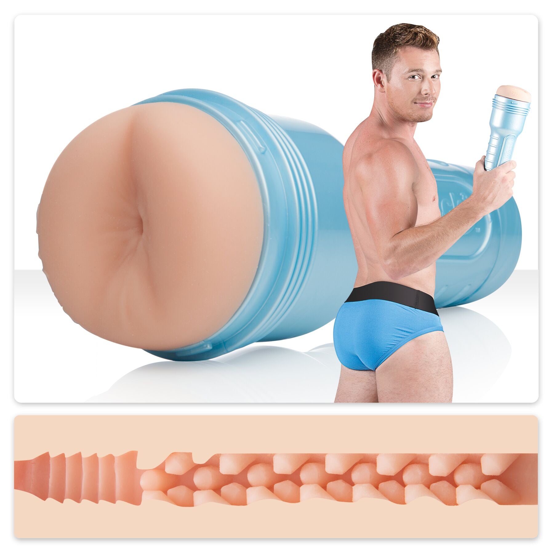 Fleshlight (США) Мастурбатор-попка Fleshjack Boys: Brent Corrigan Bliss