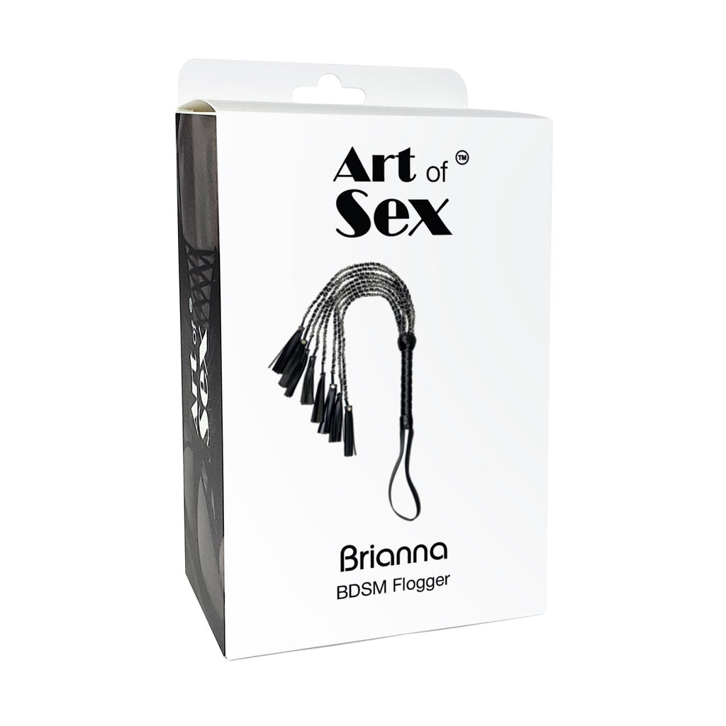 Art of Sex (Україна) Ажурний батіг з екошкіри Art of Sex - Brianna, колір чорний