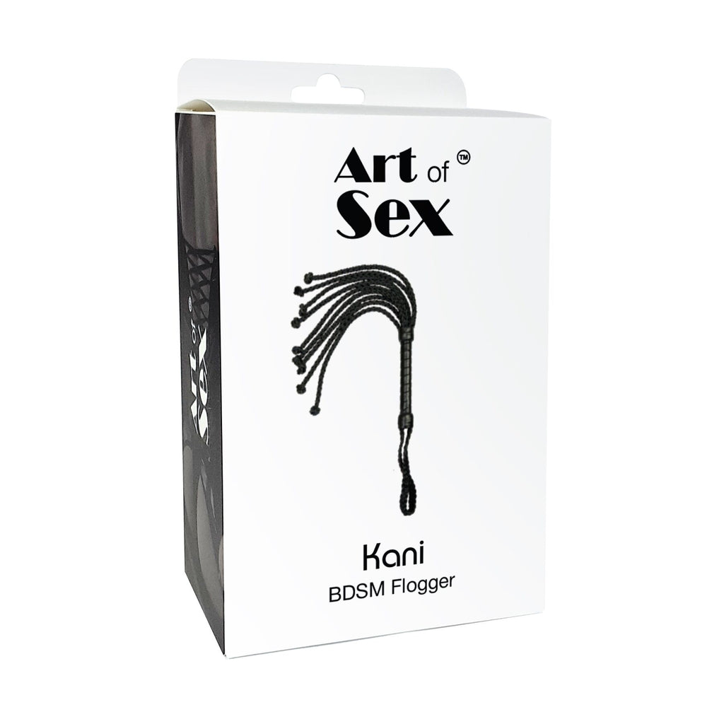 Art of Sex (Україна) Ажурний батіг Кішка з екошкіри Art of Sex - Kani, колір чорний