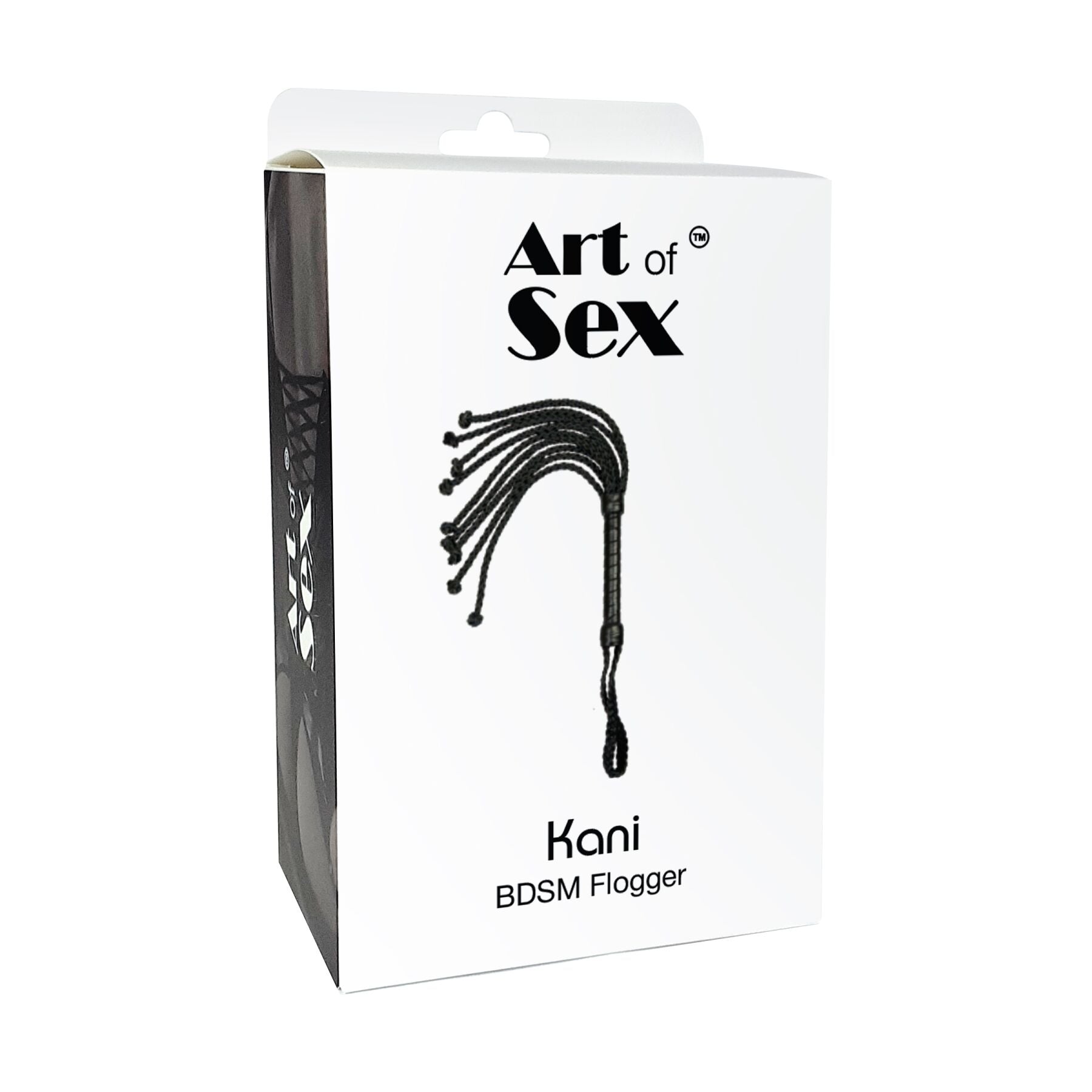 Art of Sex (Україна) Ажурний батіг Кішка з екошкіри Art of Sex - Kani, колір чорний