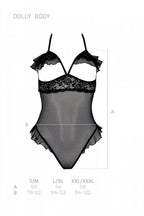 Еротичне боді Passion DOLLY BODY,, з відкритими чашками