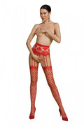 Passion (Польща) Еротичні колготки-бодістокінг Passion ECO S009 red