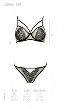 Комплект Passion LORINA SET,, бюстгальтер та трусики