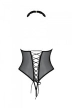 Еротичне боді Passion TRISHA BODY, S/M, beige, з відкритими чашками