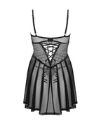 Obsessive (Польща) Еротичний комплект Obsessive Chemeris babydoll & thong M/L, пеньюар та стрінги