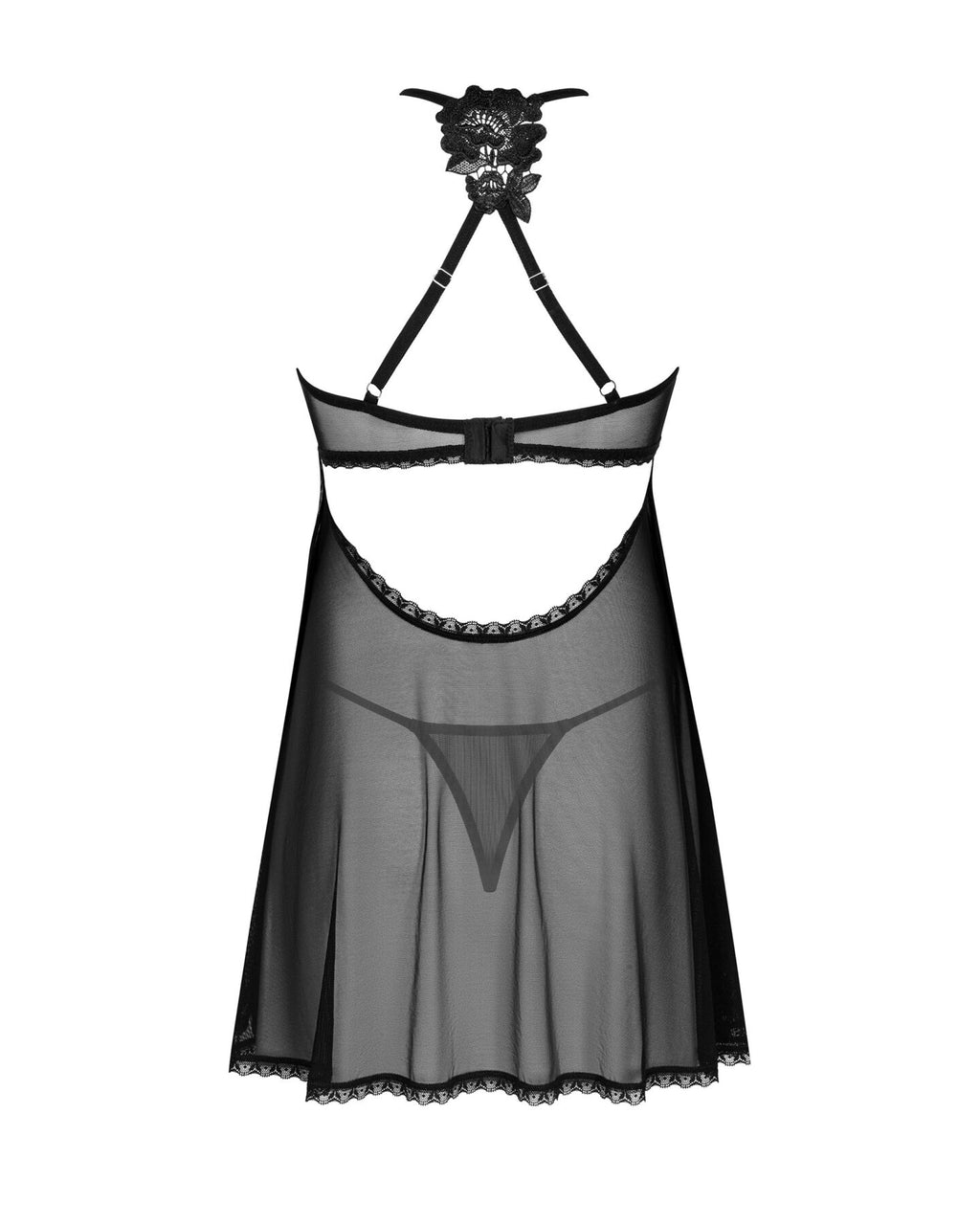 Obsessive (Польща) Пеньюар та трусики Obsessive Latinesa babydoll & thong XL/2XL
