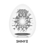 Мастурбатор-яйце Tenga Egg Shiny II, щільний TPE, пробник лубриканту 5 мл