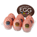Tenga (Япония) Набір мастурбаторів-яєць Tenga Egg Hard Boilded II Pack (6 яєць), щільний TPE, опукла текстура
