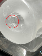 Мастурбатор Doc Johnson GoodHead Glow Helping Head, наскрізний, світиться в темряві