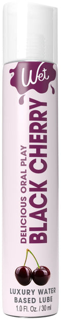 Wet (США) Лубрикант на водній основі Wet Oral Play Black Cherry (30 мл), їстівний, без цукру