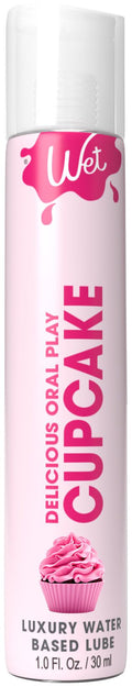 Wet (США) Лубрикант на водній основі Wet Oral Play Cupcake (30 мл), їстівний, без цукру