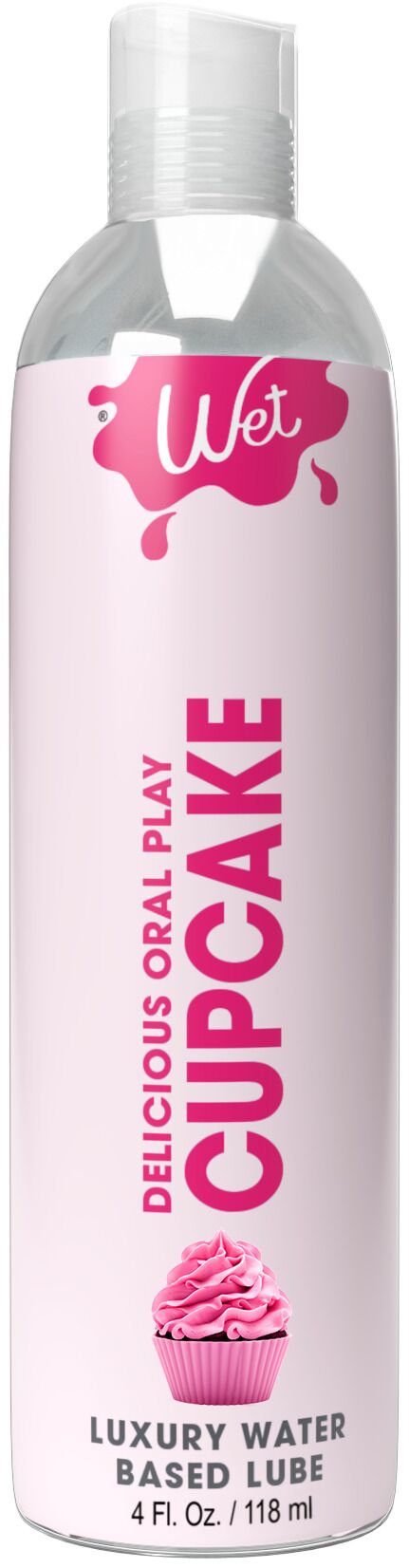 Wet (США) Лубрикант на водній основі Wet Oral Play Cupcake (118 мл), їстівний, без цукру