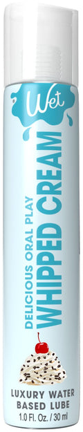 Wet (США) Лубрикант на водній основі Wet Oral Play Whipped Cream (30 мл), їстівний, без цукру