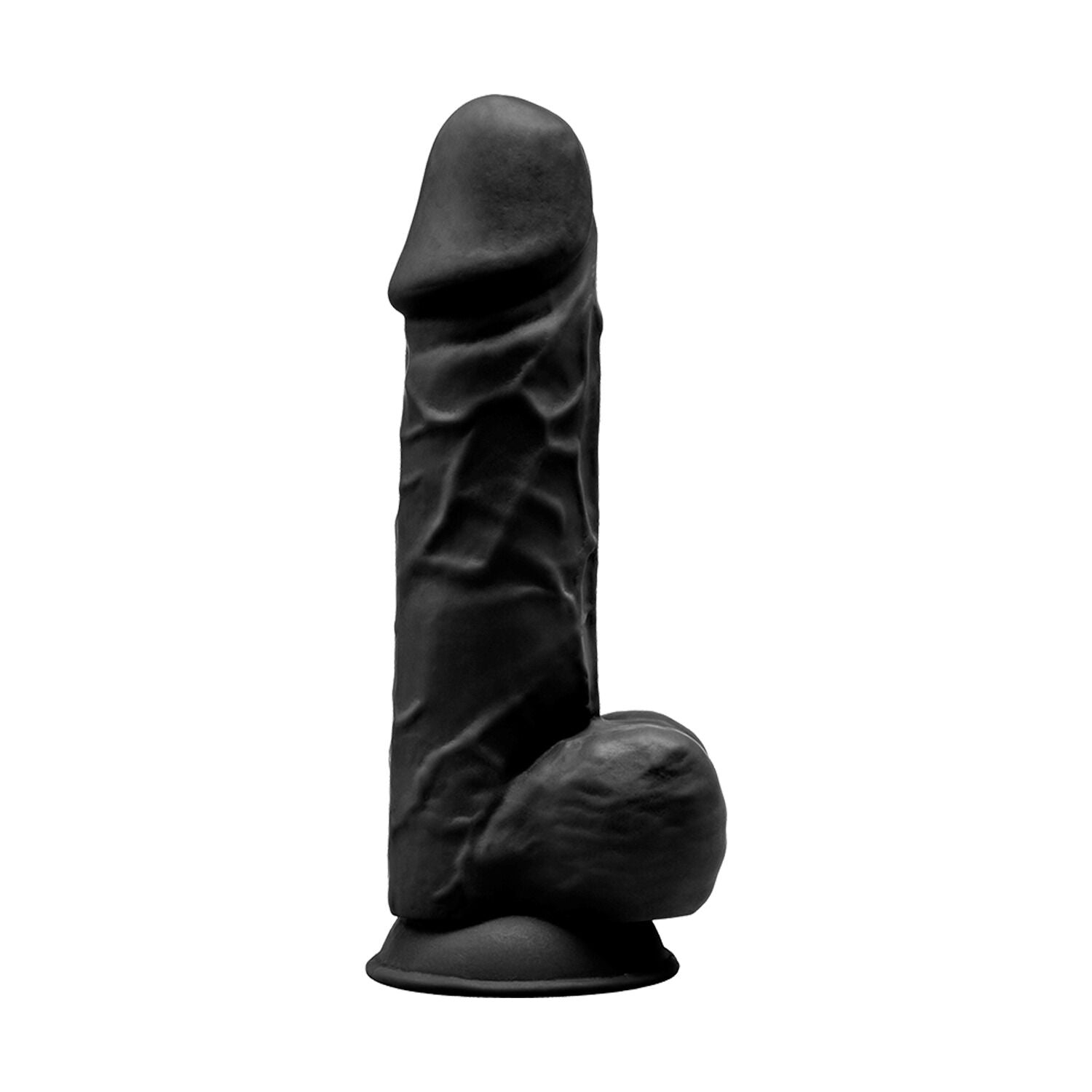 Фалоімітатор SilexD Norman Black (MODEL 4 size 8.5in), двошаровий, силікон + Sil