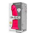 Фалоімітатор SilexD Oscar Pink (MODEL 2 size 9in), двошаровий, силікон + Silexpa