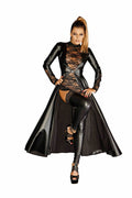 Noir Handmade (Польща) Сукня-плащ з мокрим ефектом Noir Handmade F128C Powerwetlook gown coat, L