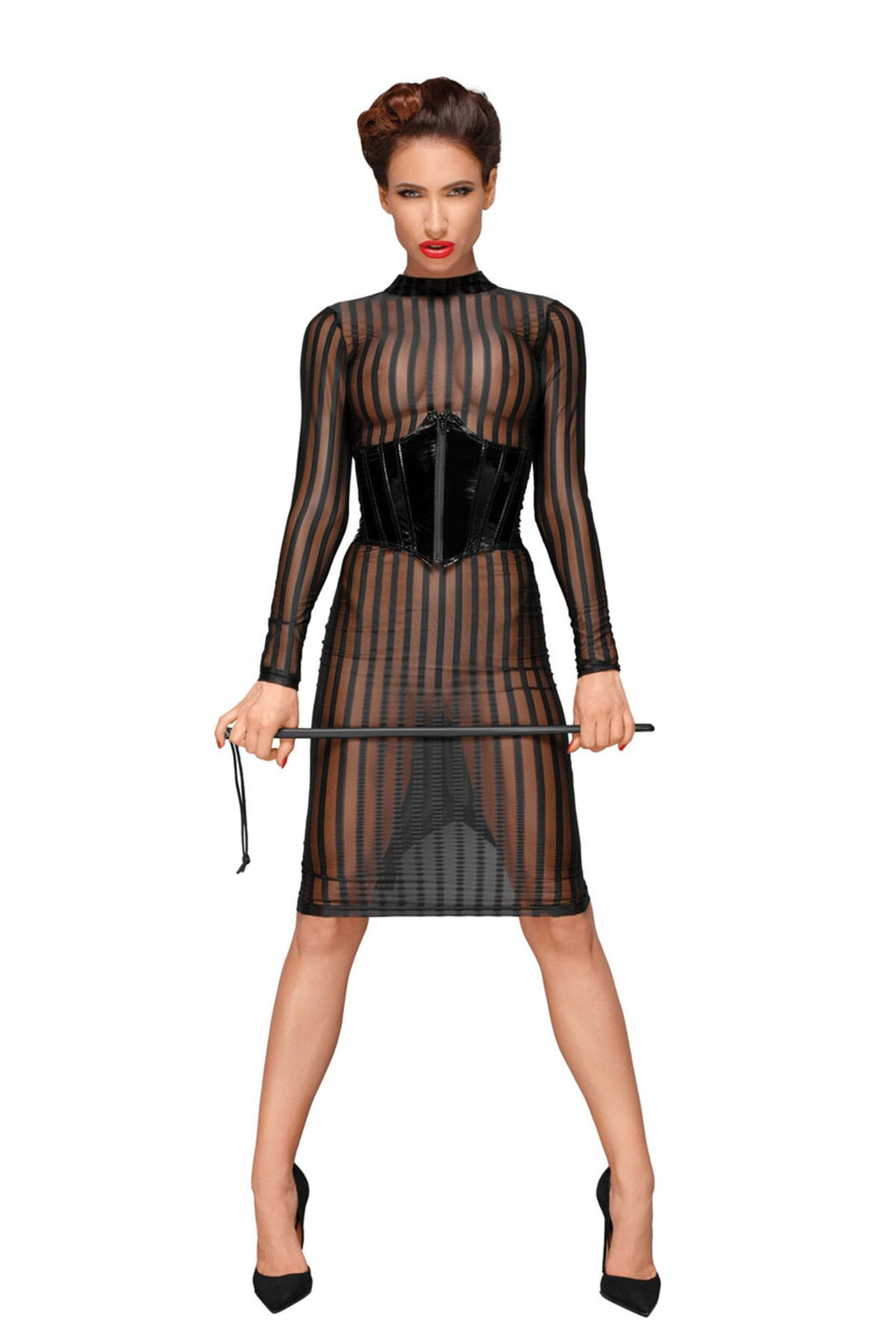 Noir Handmade (Польща) Сукня з мокрим ефектом Noir Handmade F182 Classic dress made of elastic tulle, S