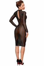 Сукня з мокрим ефектом Noir Handmade F182 Classic dress made of elastic tulle, XXL