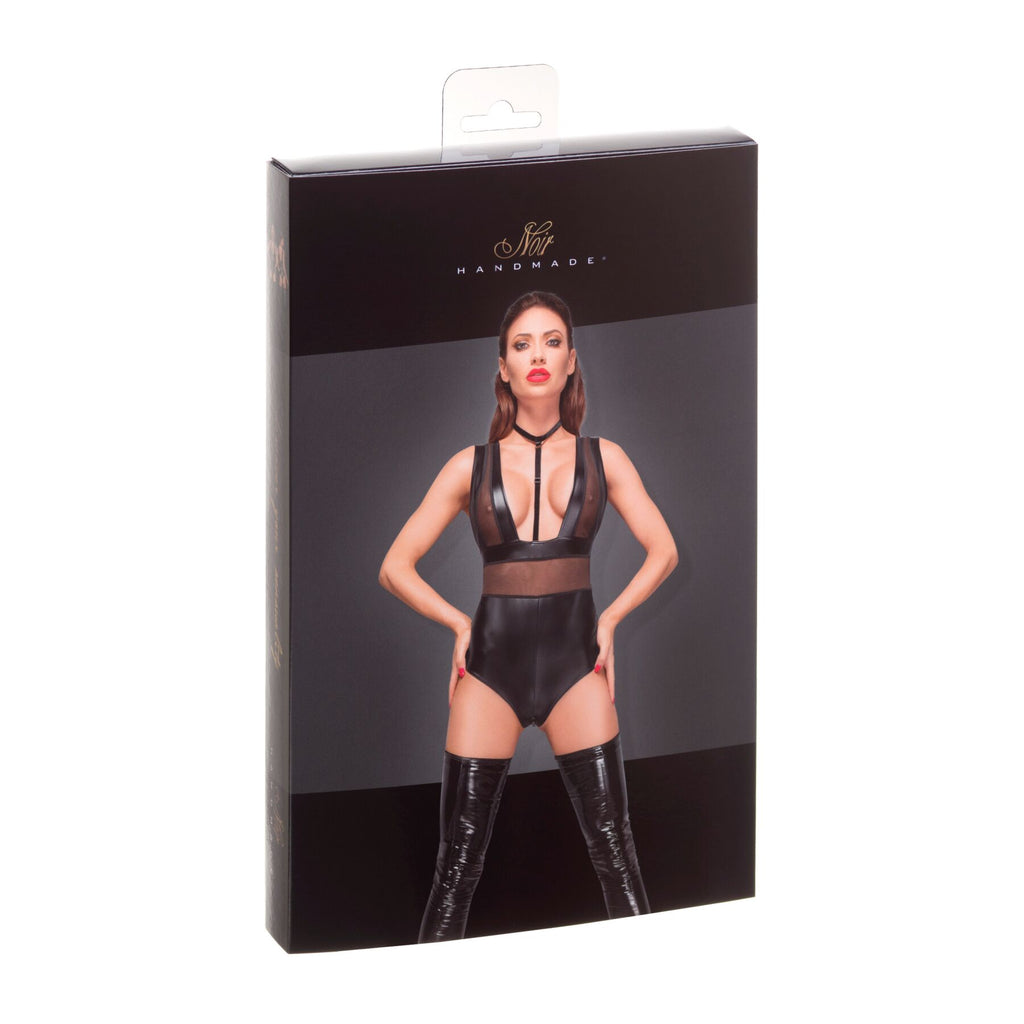Noir Handmade (Польща) Боді з мокрим ефектом Noir Handmade F183 Powerwetlook body, S