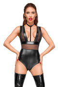 Noir Handmade (Польща) Боді з мокрим ефектом Noir Handmade F183 Powerwetlook body, S