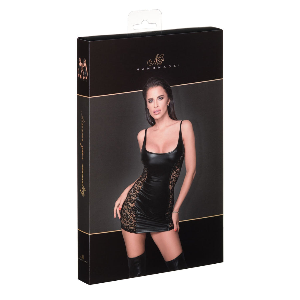 Noir Handmade (Польща) Сукня з мереживними вставками Noir Handmade F229 Powerwetlook dress with lace inserts, L