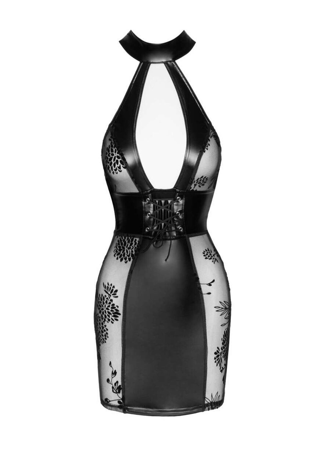 Noir Handmade (Польща) Сукня Noir Handmade F238 Short tulle dress with powerwetlook inserts, XXL