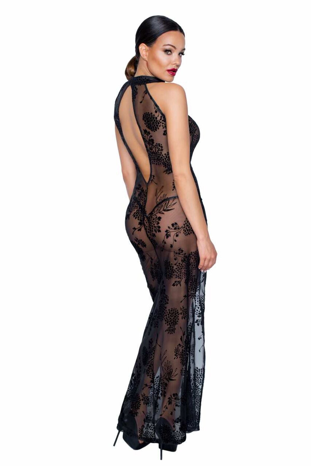 Noir Handmade (Польща) Довга сітчаста сукня Noir Handmade F239 Long tulle dress, 3XL