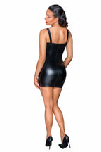 Сукня з мокрим ефектом Noir Handmade F254 Powerwetlook mini-dress